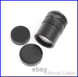 Leitz Leica Elmarit-R 135mm F2.8 3 Cam SLR Lens with Leather Case