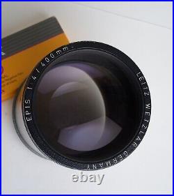 Leitz Leica Epis 400mm f4 Huge Projection Lens Large Format Wet Plate Rare Mount