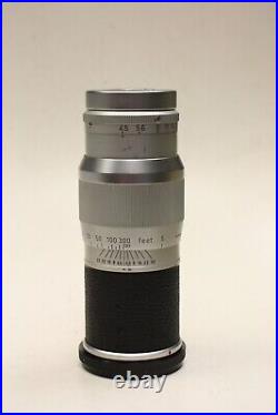 Leitz Leica Hektor 13.5cm 135mm f4.5 M Mount Telephoto Lens Chrome 1954 #1206326