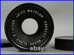 Leitz Leica MACRO-ELMAR-R 100mm 14 3-cam f R3-R7(R8/9) + SL/SL2 Made in Germany