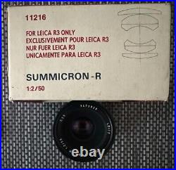 Leitz Leica SUMMICRON-R 50mm f2 11216 E55