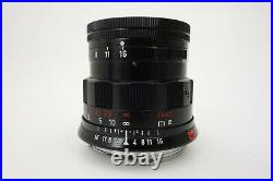 Leitz Leica Summicron 50mm f2 2093232 M Bajonett black paint jq122