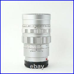 Leitz Leica Summicron-M CANADA 90mm f/2 chrome Rangefinder lens