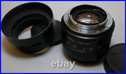 Leitz Leica Summilux-R 50mm f/1.4 50/1.4 1st version with 12508 Hood & 14171 Cap