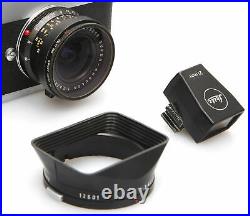 Leitz Super Angulon 21mm f/3.4 Wide Angle Lens with Finder, Hood, Filter Leica M