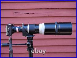 Leitz Telyt 400mm F5 Telephoto Lens for M39 Visoflex or Mirrorless, Tested