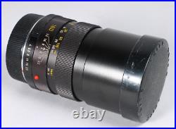Leitz Wetzlar 180mm 14.0 Elmar-r 3 Cam Telephoto Lens With Leitz Caps