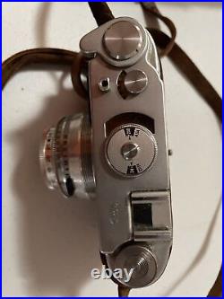 Leitz Wetzlar 35mm Camera Automatic Unimark 12.8 F=50 mm Lens Made In Germany