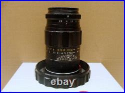 Leitz Wetzlar Leica Elmarit-M 12.8/90mm black Lens Made Germany RAR