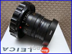 Leitz Wetzlar Leica Summilux-M 1.4/50mm black Lens Germany/ Hood RAR