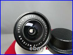 Leitz Wetzlar Leica Super Angulon 3.4/21mm Wide Angle Lens boxed