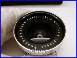 Leitz Wetzlar Leica Super Angulon-M 3.4/21mm 1a Sammlerstück RAR