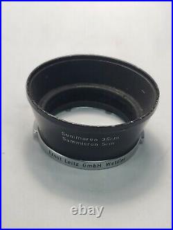 Leitz Wetzlar Summicron 5cm / Summaron 3.5cm Leica Camera Lens Shade Hood