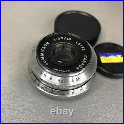 Lens Leica Leitz Elmar Summicron Canada 3.5/50 mm RF Zeiss Eleitz Wetzlar M39