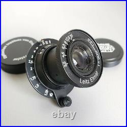 Lens Leitz Elmar 3.5/50 mm black RF M39 LEICA Zeiss