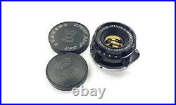 Light lens lab Lens 35mm F2 F/2 black paint Leica Summicron M Eight Element M6