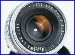 Light lens lab Lens 35mm F2 Silver Chrome Leica Summicron M Eight Element M6 240