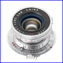 Light lens lab Lens 35mm F2 Silver Chrome for Leica Summicron M Eight Element