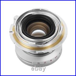 Light lens lab Lens 35mm F2 Silver Chrome for Leica Summicron M Eight Element