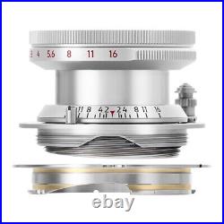 Light lens lab Lens 35mm F2 Silver Chrome for Leica Summicron M Eight Element