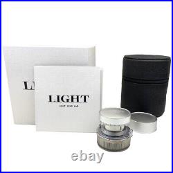 Light lens lab Lens 35mm F2 Silver Chrome for Leica Summicron M Eight Element