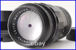 MINT? Leica Elmarit M 90mm f/2.8 Leitz Wetzlar E46 Lens Black From JAPAN