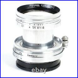 MINT- Leica Leitz Summitar 5cm 50mm f2 Collapsible L39 Screw Mount Lens #5966