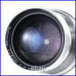 MINT- Leica Leitz Summitar 5cm 50mm f2 Collapsible L39 Screw Mount Lens #5966