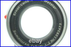 MINT Leica Leitz Wetzlar Summicron 5cm 50mm f/2 M mount Lens from Japan #J24