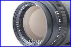 MINT Leica Leitz Wetzlar Tele-Elmar M 135mm F4 Lens E39 with Hood Cap From JAPAN