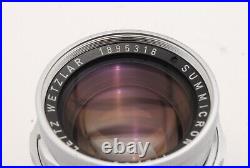 MINT? Leica summicron 50mm f/2 2nd leitz wetzlar Lens From JAPAN