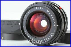MINT with Hood Leitz Wetzlar Elmarit R 28mm f/2.8 3 cam Leica R mount Lens Japan