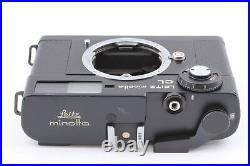 Meter Works Near MINT Leitz Minolta CL Film Camera 40mm Lens / Hood From JAPAN