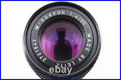 Minolta M-ROKKOR 90mm f/4 Lens Leica Leitz M For CL CLE From JAPAN #2150519