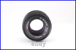 Mint / Hood Minolta M-Rokkor 90mm f/4 Lens for Leica M Leitz CL CLE Japan SB02