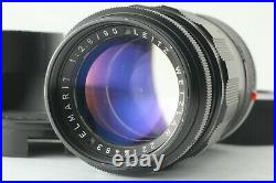 N MINT Leica Leitz Elmarit M 90mm F2.8 Black Lens Ver. I 1st Fist Version Japan