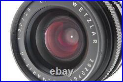 N MINT? Leica Leitz Wetzlar Elmarit R 28mm f2.8 3 Cam Lens From JAPAN