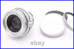 N Mint Leica Leitz Wetzlar Elmar 50mm 5cm f2.8 L Mount Lens (t3375)