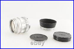 N Mint with Hood Leica Leitz Wetzlar Summilux f/1.4 50mm M Silver v2 Japan #1529