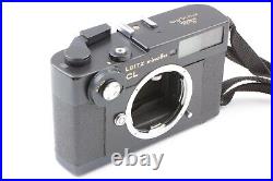 NEAR MINT+? Leitz Minolta CL Rangefinder Film Camera with M 40mm f2 Lens JAPAN