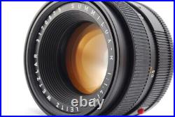 NEAR MINT in Box? Leica Leitz Wetzlar Summilux R 50mm F/1.4 Lens 3Cam JAPAN