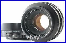 NEAR MINT with Hood? Leica Leitz Summicron R 50mm f/2 Lens 1 Cam Black Lens Japan
