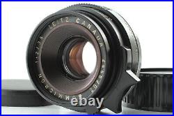 Near MINT Leica Summicron M 35mm f/2 Black Leitz Canada 6pcs 11309 From JAPAN