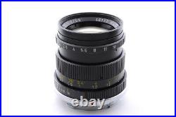 Near MINT Leica Summicron M 50mm F/2 Black Leitz Wetzlar Ver II 2 Lens JAPAN