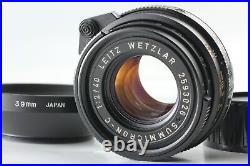 Near MINT withHoodLEITZ WETZLAR Summicron C 40mm f/2 11542 for Leica M CLE JAPAN