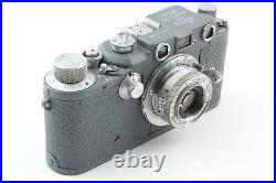 Near Mint? Leica Leitz IIIc 35mm rangefinder film camera with Gray body withLens