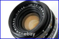 Near Mint Leica Leitz summicron 35mm f/2 canada from Japan