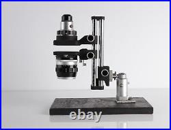 Nikon PB-4 pb4 NIKKOR 50mm micro Leica Leitz ball head microscope vintage LOOK