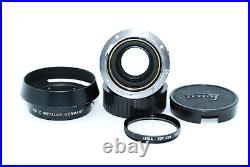 PRICE DOWN-Leica Leitz Summicron-M 50mm F/2.0 GERMANY with filter, Hood for M6 MP