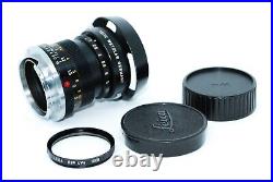 PRICE DOWN-Leica Leitz Summicron-M 50mm F/2.0 GERMANY with filter, Hood for M6 MP